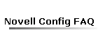 Novell Config FAQ
